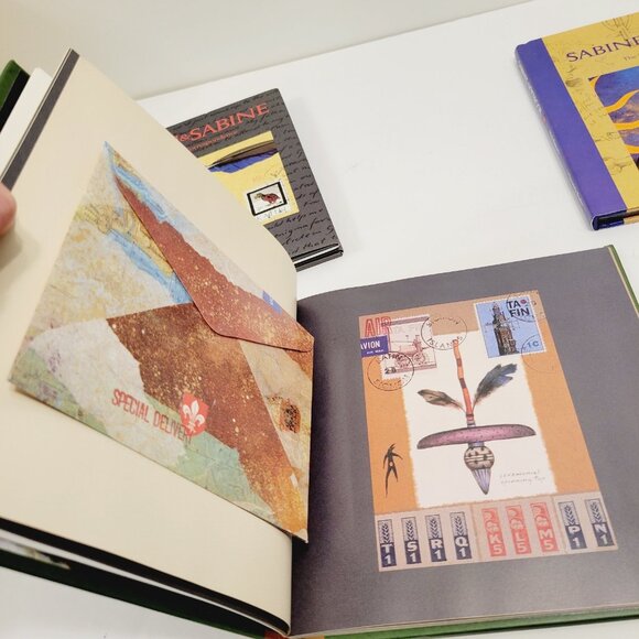 Griffin & Sabine, Sabine's Notebook, The Golden Mean by Nick Bantock Book Lot - Picture 7 of 11